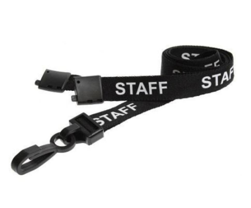 NHS Staff Lanyards with Double Breakaway and Metal Trigger Clip